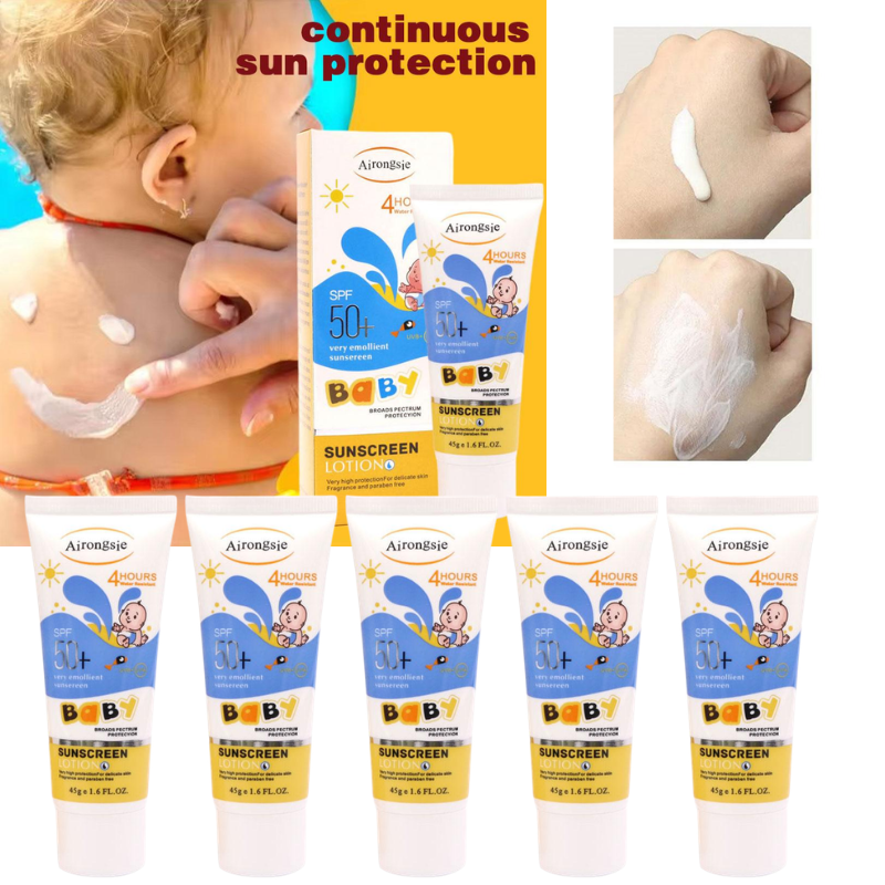 Baby Sunscreen Lotion - Kids Sun Protection Cream SPF50+ Waterproof