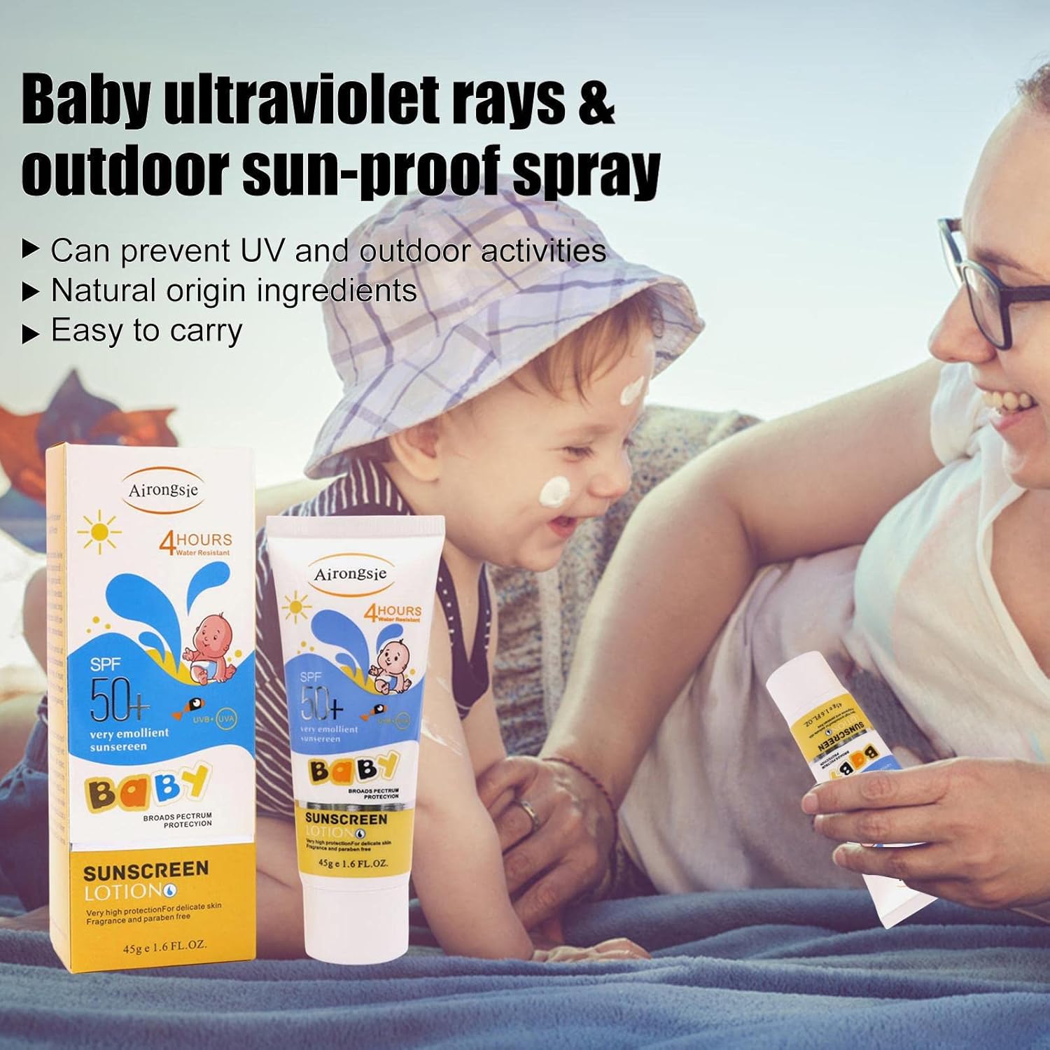 Baby Sunblock Cream Protect an - Baby Sunscreen Lotion incelemesi ve fiyatı